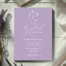 Recherche de violet bridal shower invitations Unique