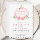 Recherche de citrouille baby shower invitations Automne