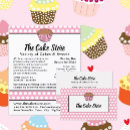 Recherche de pois rose cartes visite Pâtisserie