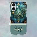 Recherche de la géométrie sacrée iphone coques Lune
