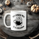 Recherche de sorcière drôle tasses Typographie