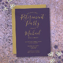 Recherche de purple invitations Moderne