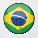 Recherche de drapeau brésilien magnets Pays