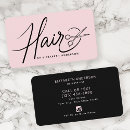Recherche de style français cartes visite Salon beauté