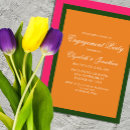 Recherche de lumineux et coloré invitations Orange