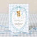 Recherche de baby shower garçon invitations Nous pouvons attendre