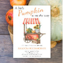 Recherche de chariot de citrouille invitations Automne