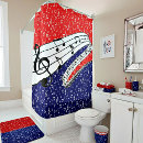 Recherche de musique rideaux douche Rouge