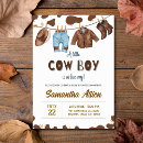 Recherche de rodeo baby shower invitations Un petit cowboy