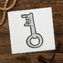 Zoek naar sleutels servetten Vintage