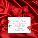 Recherche de red floral mariage invitations Rouge