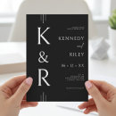 Recherche de monogram invitations Chic