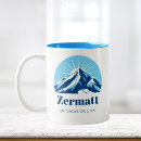 Recherche de souvenirs suisses tasses Ski