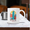 Recherche de tourist souvenir tasses Paysage urbain