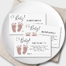 Recherche de glam baby shower invitations Étincelant