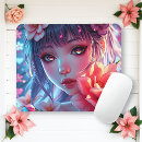 Recherche de anime tapis souris Rose