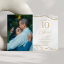 Recherche de 10 ans mariage anniversaire invitations Couple