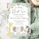 Recherche de wild baby shower invitations Petit sauvage