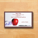 Recherche de pommes rouges cartes visite Client(e)