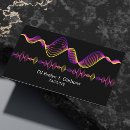 Recherche de ondes sonores cartes visite Moderne