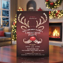 Recherche de rennes invitations Vintage