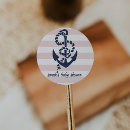 Zoek naar roze anker stickers Baby shower
