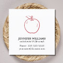 Recherche de pomme rouge cartes visite Pour elle