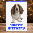 Recherche de basset hound vœux cartes Mignon