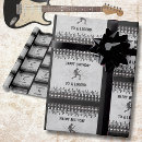 Recherche de rock and roll papier cadeau Guitariste