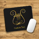 Recherche de lyre tapis souris Musique