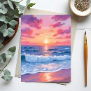 Recherche de sable rose cartes postales Océan