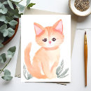 Zoek naar oranje katten briefkaarten Tabby