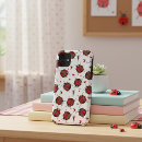 Recherche de coccinelle mignonne iphone coques Rouge