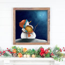 Recherche de noël blanc posters Peinture murale