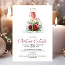 Recherche de champagne noël invitations Aquarelle