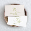 Recherche de monogramme p cartes visite Coiffeur