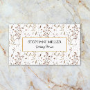 Recherche de jolis motifs cartes visite Fleurs