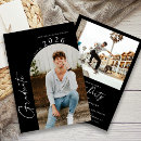 Recherche de black and white graduation invitations Diplômé
