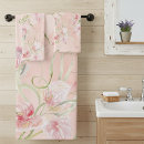 Recherche de pink floral bain serviettes Moderne