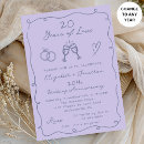Recherche de 15ème anniversaire mariage cartes invitations Couple