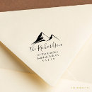 Recherche de tampon en caoutchouc cartes postales Adresse de retour