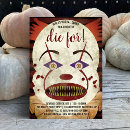 Recherche de cirque halloween invitations Soirée costume