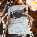 Recherche de chaudron sorcière invitations Éffrayant