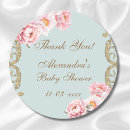 Recherche de vintage baby shower autocollants Fleurs