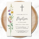 Recherche de baptêmes invitations Fleur sauvage