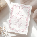 Recherche de pink floral baptême invitations Baby girl