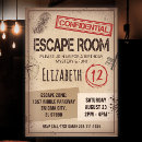 Recherche de évasion invitations Énigmes