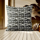 Recherche de boho coussins Noir et blanc