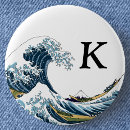 Recherche de grande vague badges Hokusai
