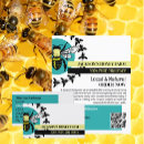 Recherche de miel abeilles cartes visite Customer